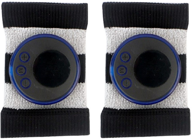 라이프엠디 ems 저주파 손목 무선 충전식 휴대용 마사지기 보호대 2p, LMD057A, 혼합색상