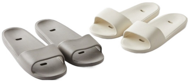 모던하우스 문에 안 걸리는 욕실화 2종, 아이보리, 그레이, 1세트