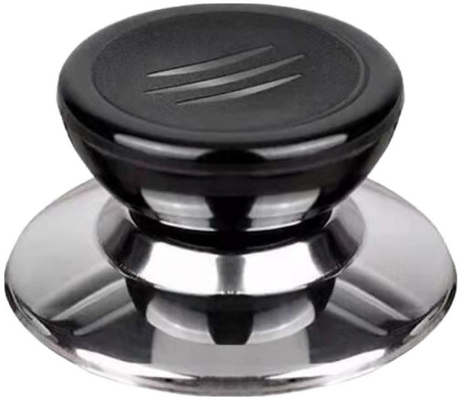 코지앤드 교체형 냄비뚜껑 손잡이 꼭지, 블랙, 1개