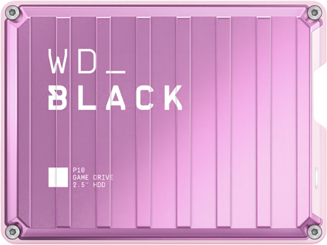 Western Digital 威騰 WD BLACK P10 Game Drive 行動硬碟 2.5吋 1個, 4TB, 粉紅特仕版