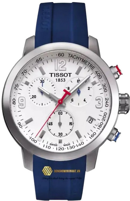 TISSOT 天梭 PRC 200計時碼錶膠帶男錶 41mm
