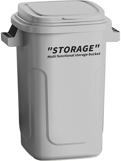 工業風資源回收垃圾桶, 水泥灰