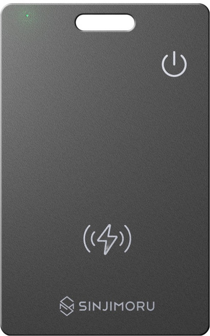 신지모루 무선충전 애플인증 Find My 신지태그 카드 플러스 트래커 스마트태그 위치추적기, 블랙, 1개