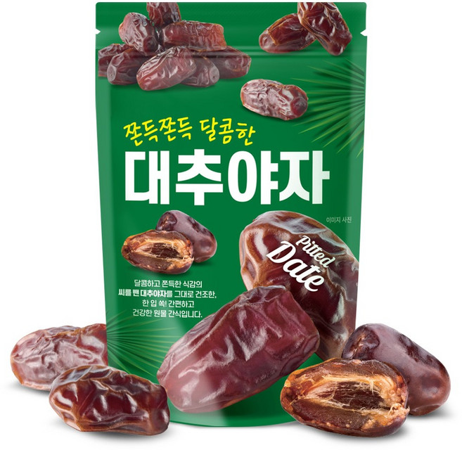 하루견과 씨를 뺀 건조 대추야자, 200g, 1개