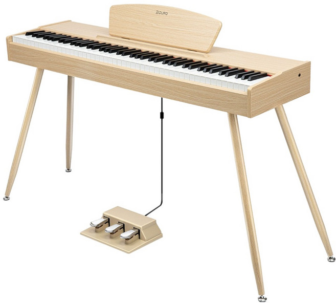 듀로악기 우드스타일 V5 해머 88건반 디지털피아노, MP, 1개