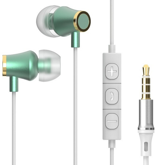 IRIVER 降噪 Galaxy 電腦 鋁合金 有線耳機 3.5mm ICP-G510 薄荷綠