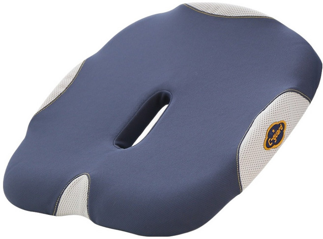 씨가드 2중구조 더블밸런스 투톤 방석, 네이비 + 그레이