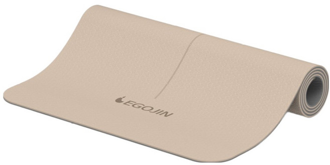 이고진 TPE 요가매트, 베이지브라운, 1개