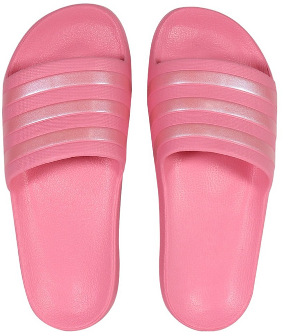 adidas 愛迪達 女款 ADILETTE AQUA 拖鞋 IF6071, 粉紅色, 23.5cm