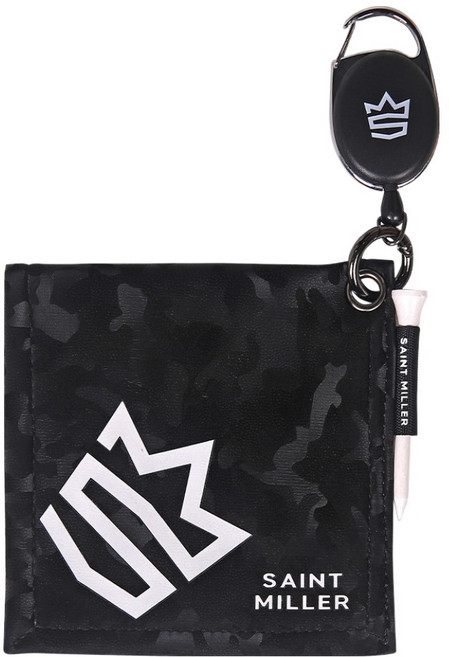 세인트밀러 셀프라운딩 카모플라쥬 릴클리너 타올, 블랙, 1개