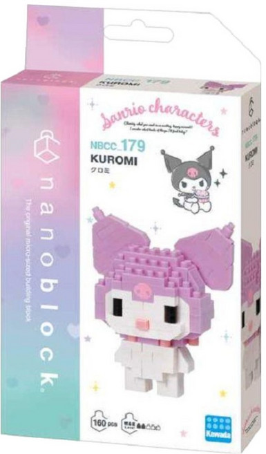 nanoblock 河田積木 三麗鷗KWD迷你積木 NBCC-179, 1個, 酷洛米