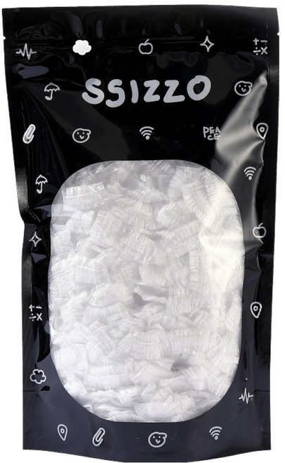 씨조 일회용 비닐 귀마개 이어캡 400p, 1개, 투명