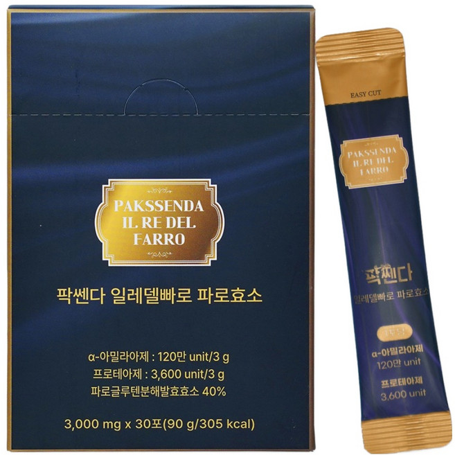 팍쎈다 일레델빠로 파로효소 30p, 1개, 90g