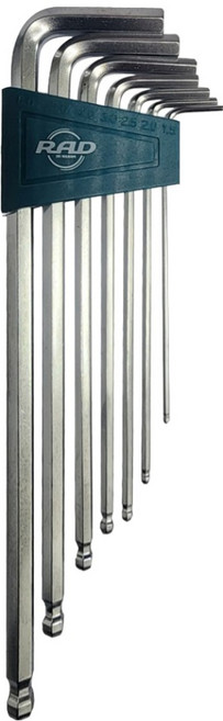 라드코리아 장형 L형 볼 육각렌치 7종 세트, 1세트