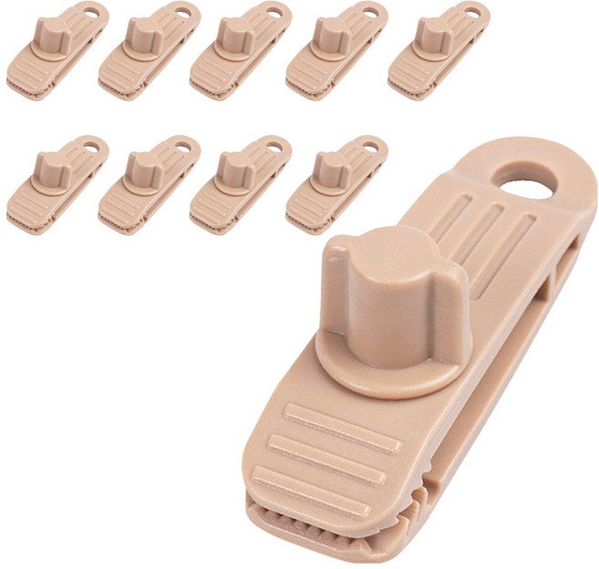 루아즈 다용도 타프클립 10p, 베이지