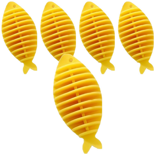 몰투데이 엉킴방지 세탁볼, 03 옐로우, 5개