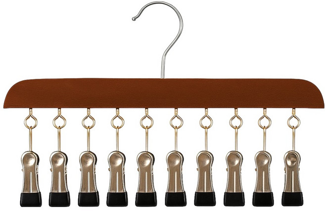 투데이리빙 10구 모자걸이, 1개, 브라운