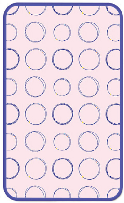 굿썸 깔끔한 다림질 매트, 레드 + 도트