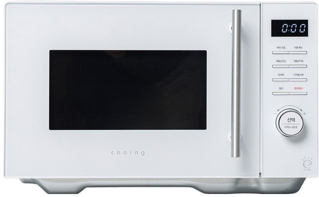 쿠잉전자 무회전 전자레인지 버튼 다이얼식 23L, MM-E2301WWFL