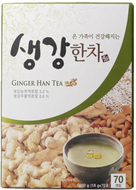고려인삼제품공사 생강한차, 18g, 70개입, 1개