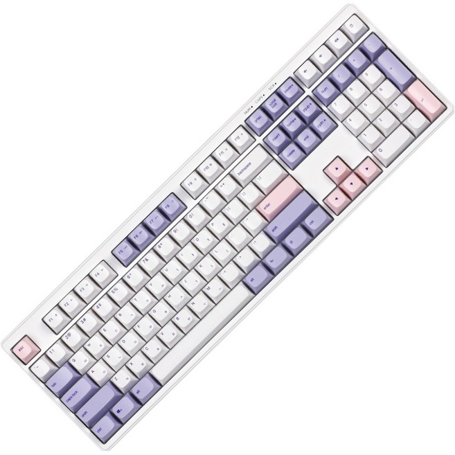 몬스타기어 유선 보글보글 6세대 멤브레인 저소음 게이밍 사무용 풀 배열 윤활 키보드, 드림포니, X108, 제조사축