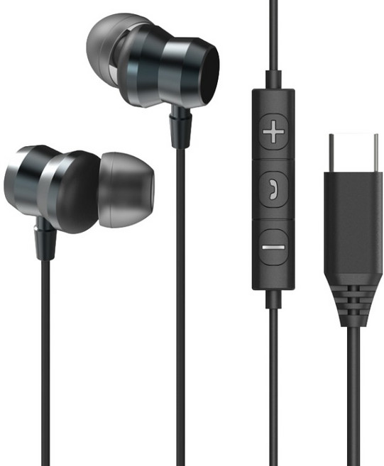 아이리버 C타입 노이즈캔슬링 유선 이어폰 ICP-G609 Black