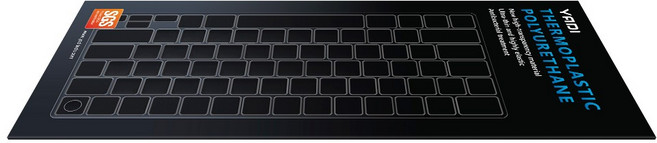 YADI 亞第 超透光抗菌鍵盤保護膜 KCT-ACER22-184 Acer ANV15-51-56AK 專用, 1個, 透明色