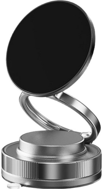 닷즈 맥세이프 접이식 진공 흡착식 마그네틱 핸드폰 거치대, 블랙, 1개