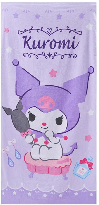 ONEDER 旺達棉品 大浴巾, 酷洛米 紫色, 1條