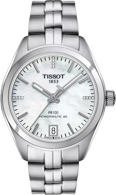 TISSOT 天梭 PR 100 Powermatic 80 Lady 33mm