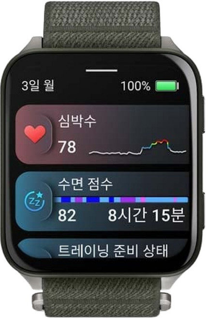 가민 프리미엄 피트니스 스마트워치 베뉴 X1, 모스, 5.12cm, GPS + 블루투스