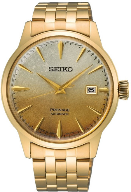 SEIKO 精工 Presage 啤酒雞尾酒 調酒機械錶 4R35-01T0Q SRPK46J1 40.5mm