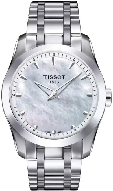 TISSOT 天梭 Couturier 不鏽鋼女錶 34mm