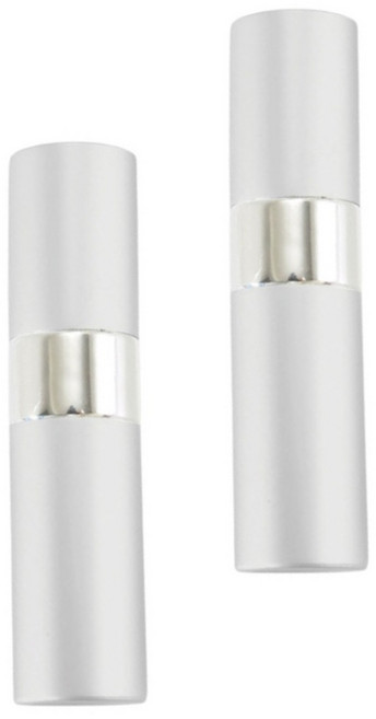 小麥購物 旋轉香水瓶 G910 30g, 2個, 質感銀