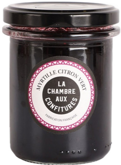 LA CHAMBRE AUX CONFITURES 手工藍莓萊姆果醬, 200g, 1個