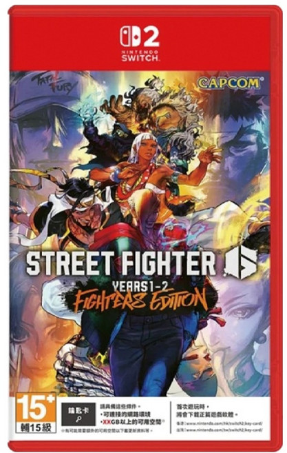 Nintendo 任天堂 SWITCH NS2 快打旋風 6 Years 1~2版 中文版, 單一商品