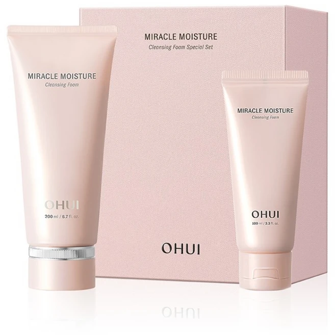 오휘 미라클 모이스처 클렌징 폼 스페셜 세트 2종, 1세트 - 쿠팡