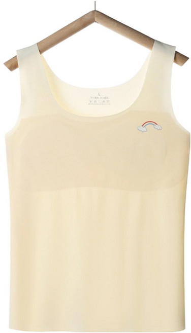 여아용 무지개 심리스 런닝형 학생 브라 1단계