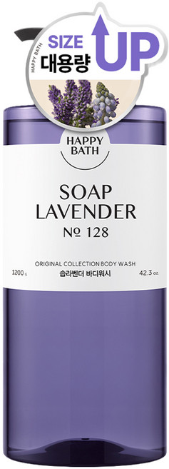 해피바스 오리지널 컬렉션 바디워시 솝라벤더, 1.2kg, 1개