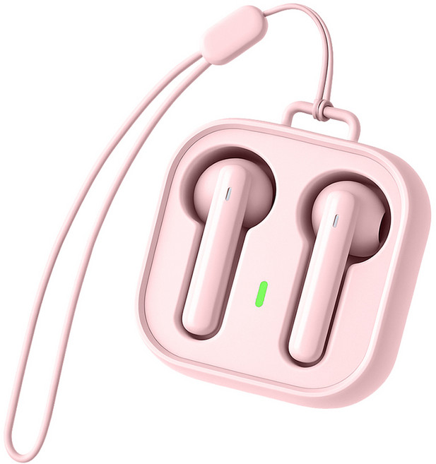 디알고 오픈형 무선 키즈 청력 보호 블루투스 이어폰, BT09K, 핑크