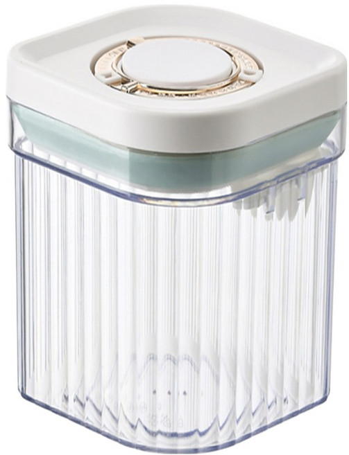 小麥購物 真空防潮密封罐 L1434 透明色 1.2L, 1個容器 + 1個蓋子, 1個