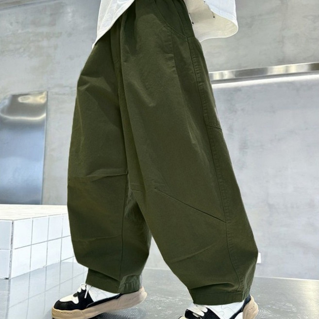 미소파파 아동용 펌킨 벌룬 왕포켓 카고바지