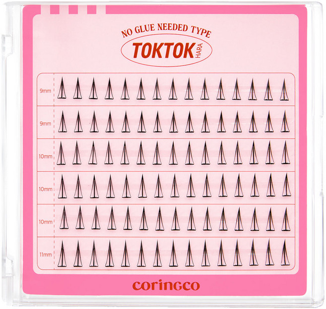 코링코 톡톡하라 노글루 속눈썹, 필터, 1개