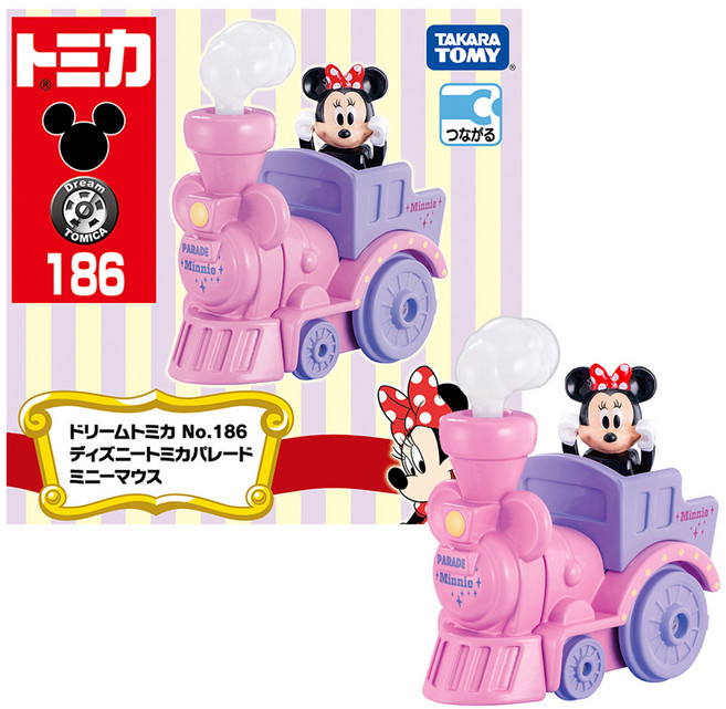 토미카 드림토미카 186 디즈니 퍼레이드 미니 마우스 완구, 혼합색상, 1개