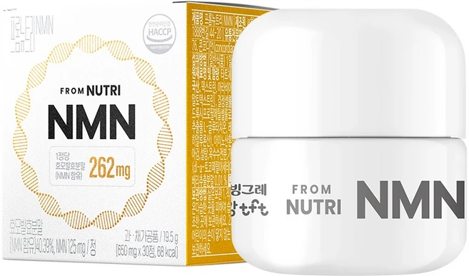 티에프티 프롬뉴트리 NMN 효모 발효 분말, 1개, 30정 - 쿠팡