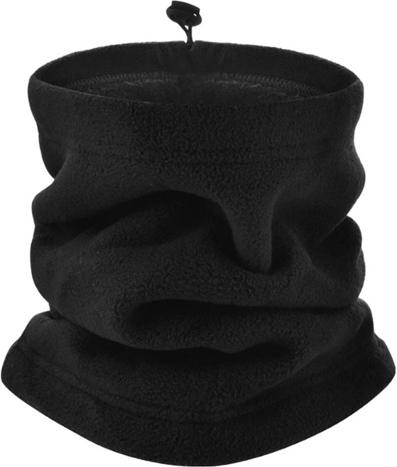 소아레 아웃도어 이중 넥워머, 블랙, 1개