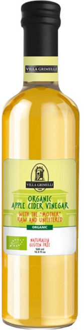 빌라그리멜리 유기농 애플사이다 비니거 식초, 1개, 500ml