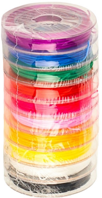 크리스탈DIY 고탄성 우레탄줄 비즈 만들기 재료 0.8mm x 7m, 혼합색상, 10개