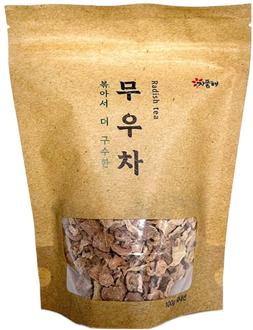 자품해 볶아서 더 구수한 무우차, 100g, 1개, 1개입