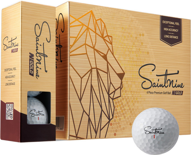 세인트나인 하이엔드 골프공 4피스, NGOLD, 12개입, 1개